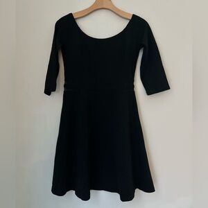 Lulu's Classic Black Mini Dress